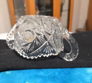 Vtg antique EAPG  OR ABP Early Amer. Its Very Sparkly Thick Heavy. Sugarbowl
